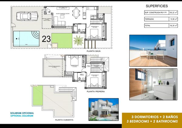 Willa w orihuela, Hiszpania, 100m² - obraz 3