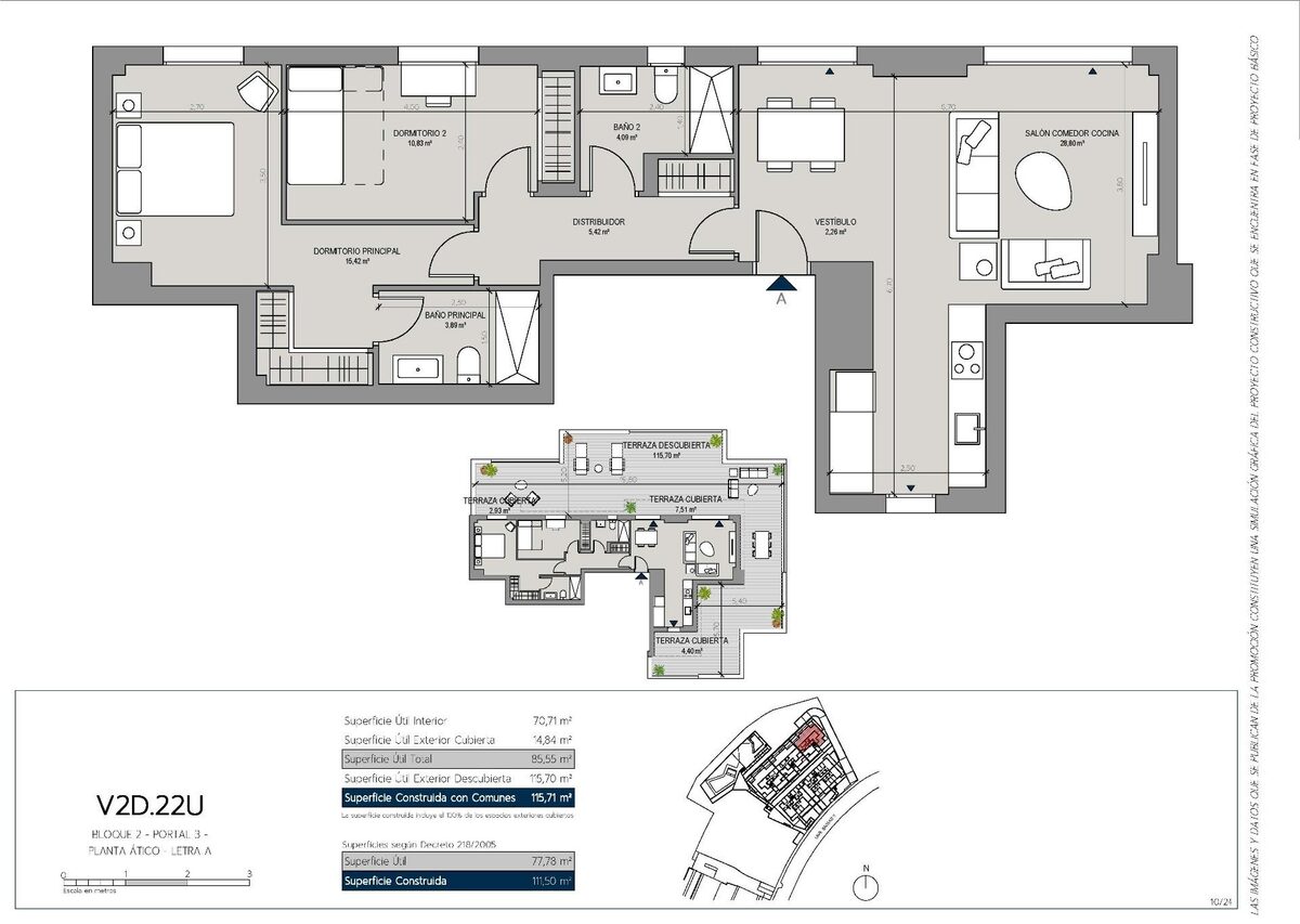 Пентхаус с 2 спальнями, 111м² в Манильва, Испания [ID: 0137-SP1668]