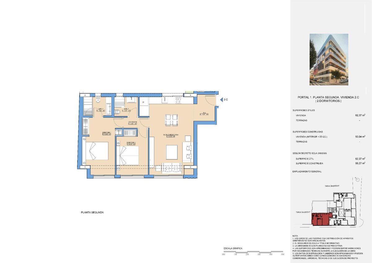 Квартира з 2 спальнями, 99м² в Малага, Іспанія [ID: 0137-SP1665]