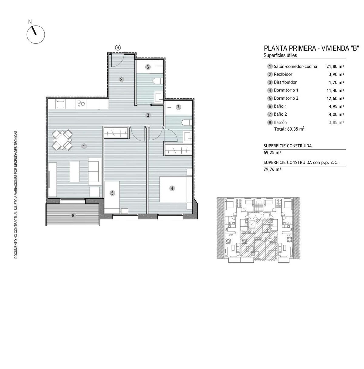Квартира з 2 спальнями, 69м² в Пуерто-де-Массарон, Іспанія [ID: 0137-N9829]