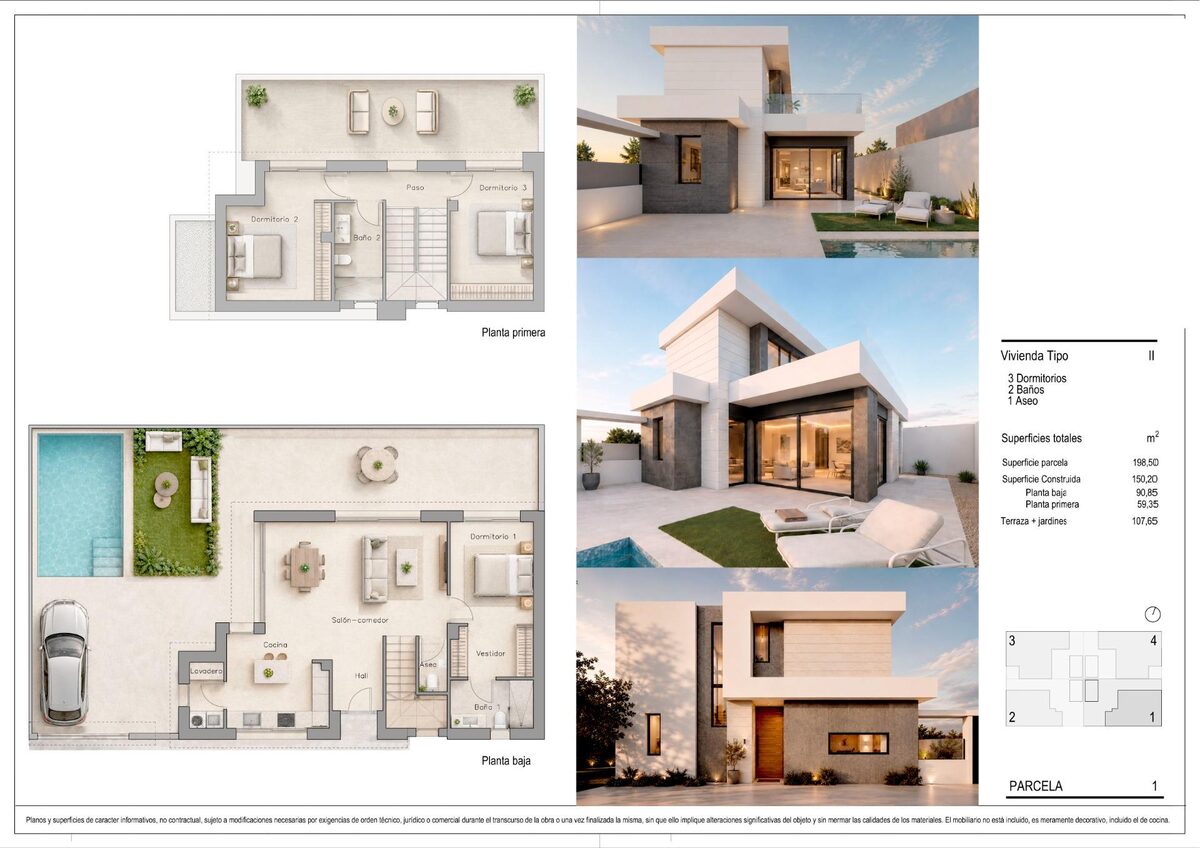 Villa with 3 bedrooms, 150m² in Pilar de la Horadada, Spain [ID: 0137-N9832]