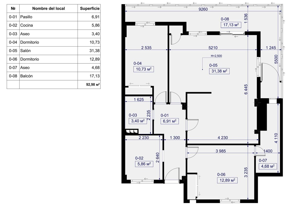 Квартира с 3 спальнями, 95м² в Пунта Прима, Испания [ID: 0150-LS-1106]