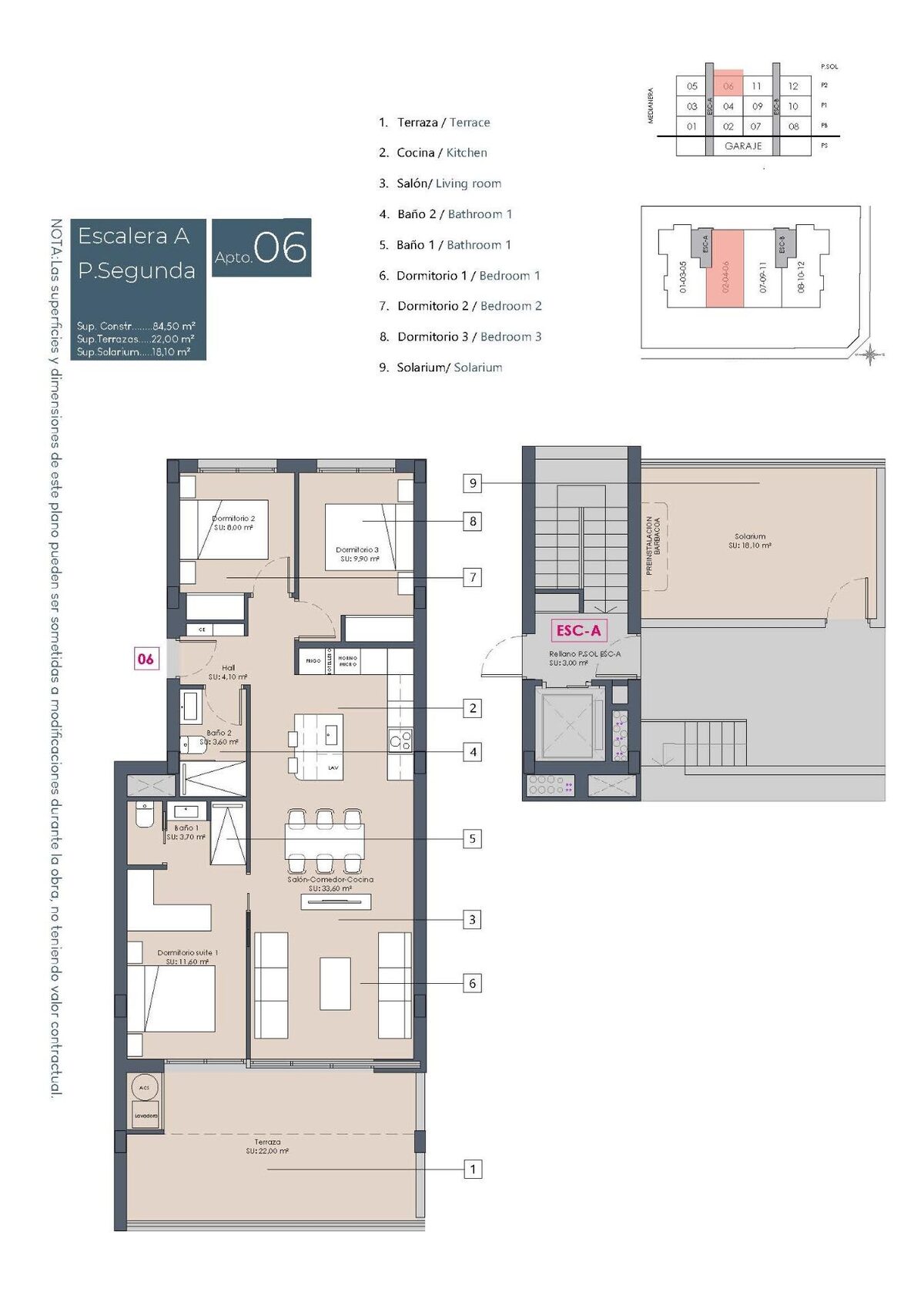 Пентхаус с 3 спальнями, 84м² в Бенихофар, Испания [ID: 0137-N9838]