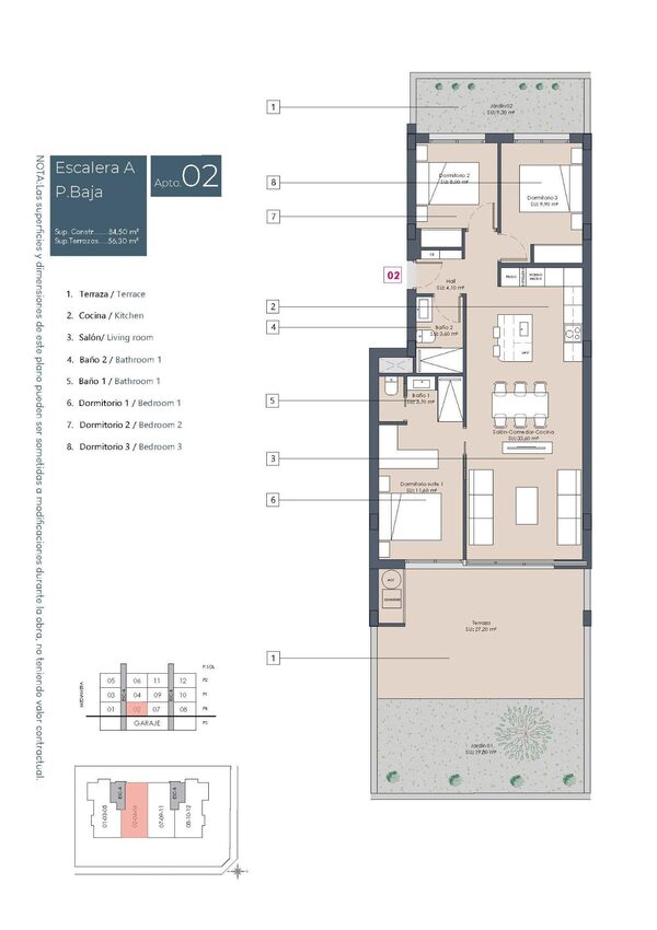 Квартира в Бенихофар, Испания, 84м² - изображение 6