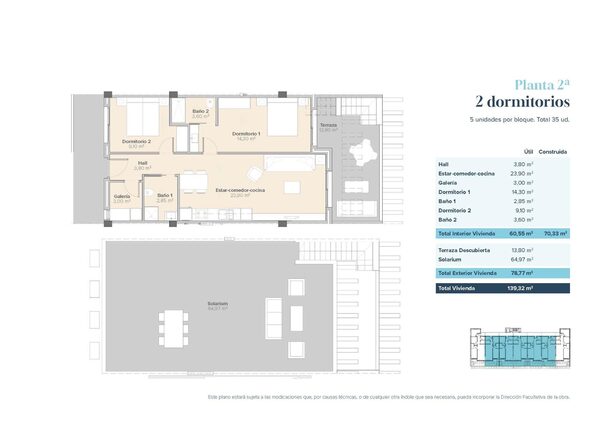 Пентхаус в Вера, Испания, 70м² - изображение 12