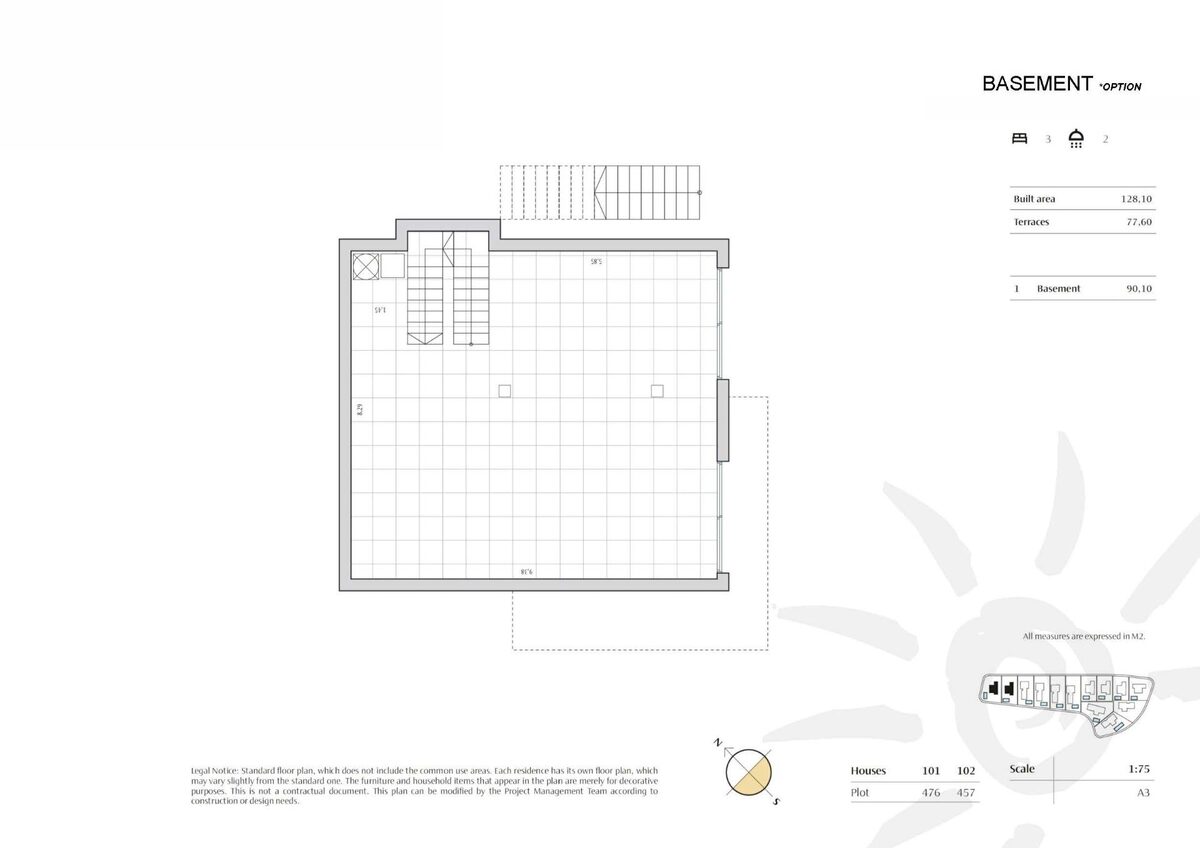 Вилла с 3 спальнями, 128м² в Финестрат, Испания [ID: 0137-N9834]