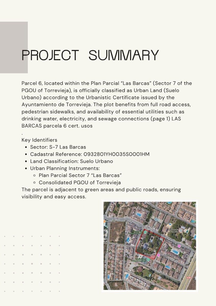 Plot / Land в Оріуела Коста, Іспанія [ID: 0150-LS-2506]