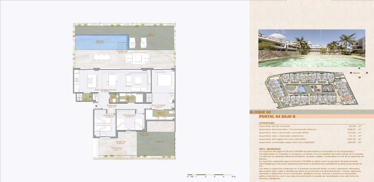 Apartment with 3 bedrooms, 136m² in Estepona, Spain [ID: 0137-N9874]