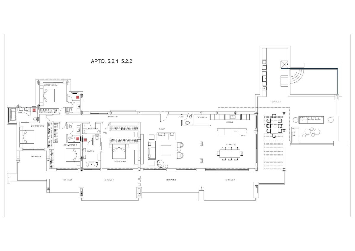 Apartament z 4 sypialniami, 288m² w ojen, Hiszpania [ID: 0137-N9872]