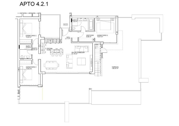 Пентхаус в Охен, Испания, 134м² - изображение 31