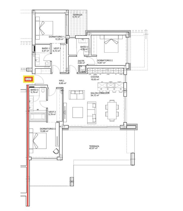 Квартира в Охен, Испания, 151м² - изображение 30