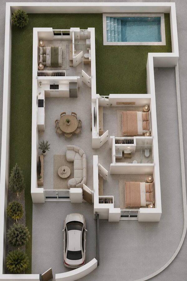 Willa w Mazarron, Hiszpania, 75m² - obraz 10