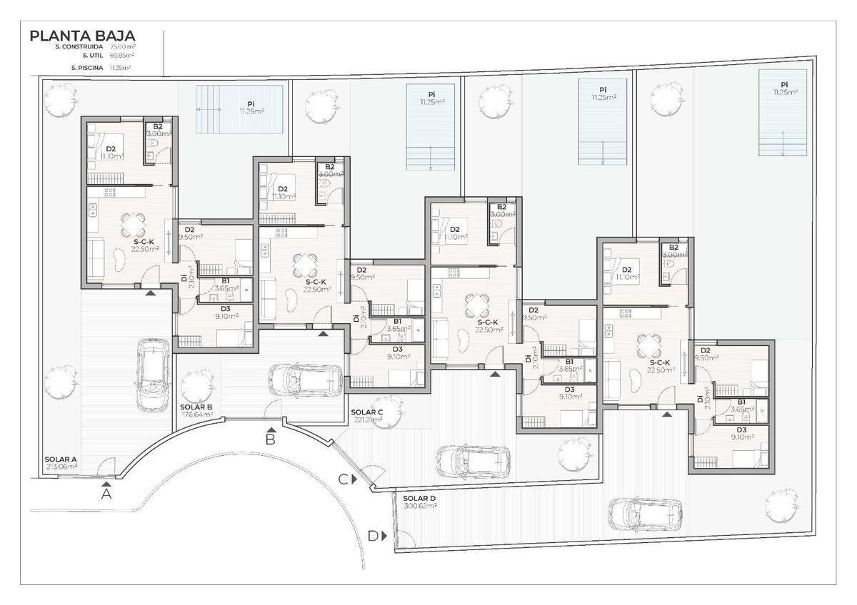Willa z 3 sypialniami, 75m² w Mazarron, Hiszpania [ID: 0137-N9865]