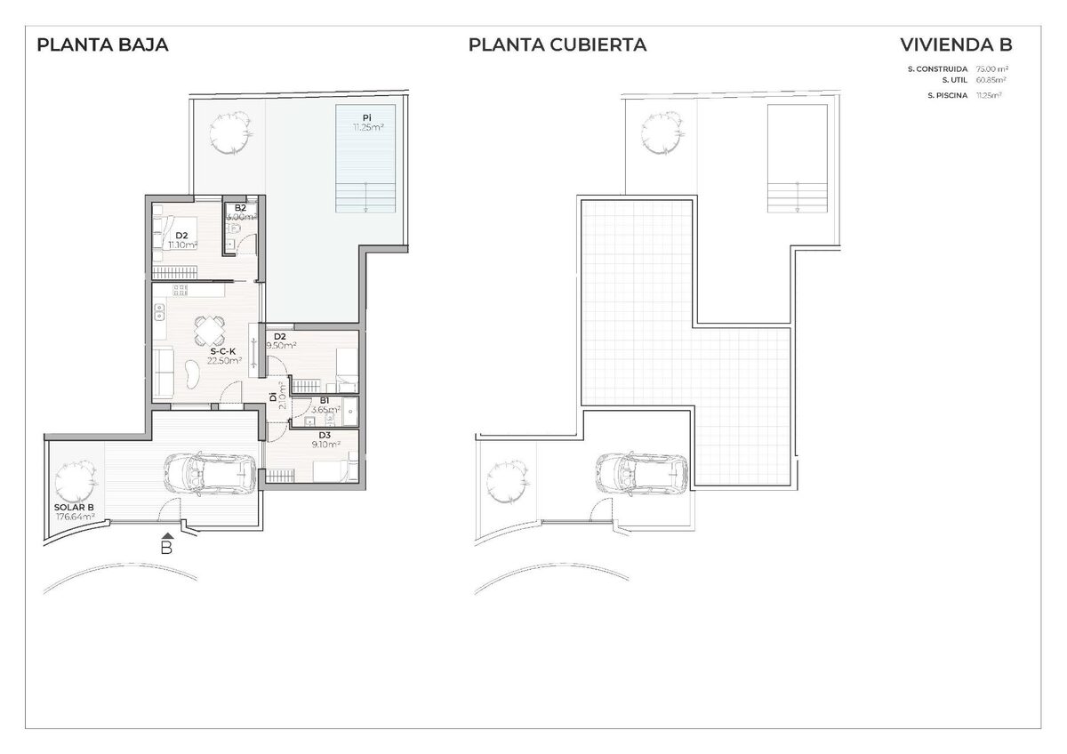 Townhouse with 3 bedrooms, 75m² in Mazarron, Spain [ID: 0137-N9864]