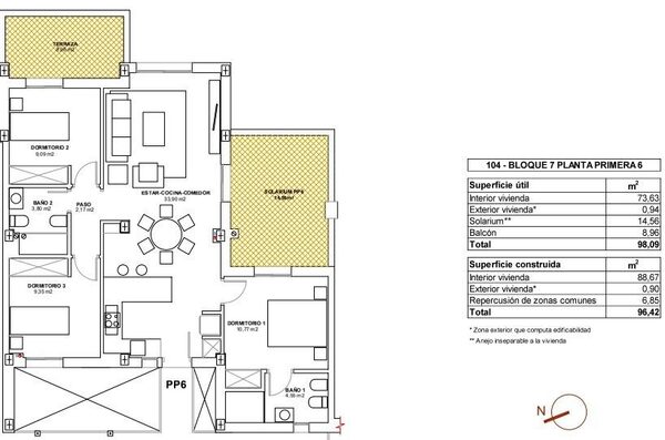 Квартира в Вера, Испания, 96м² - изображение 45