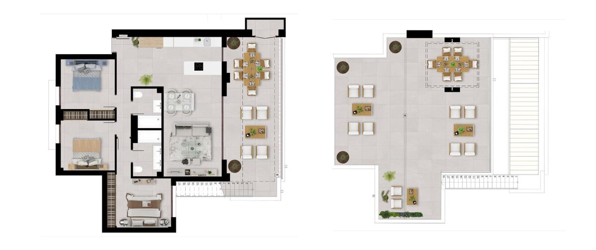 Пентхаус с 3 спальнями, 109м² в Истан, Испания [ID: 0137-N9849]