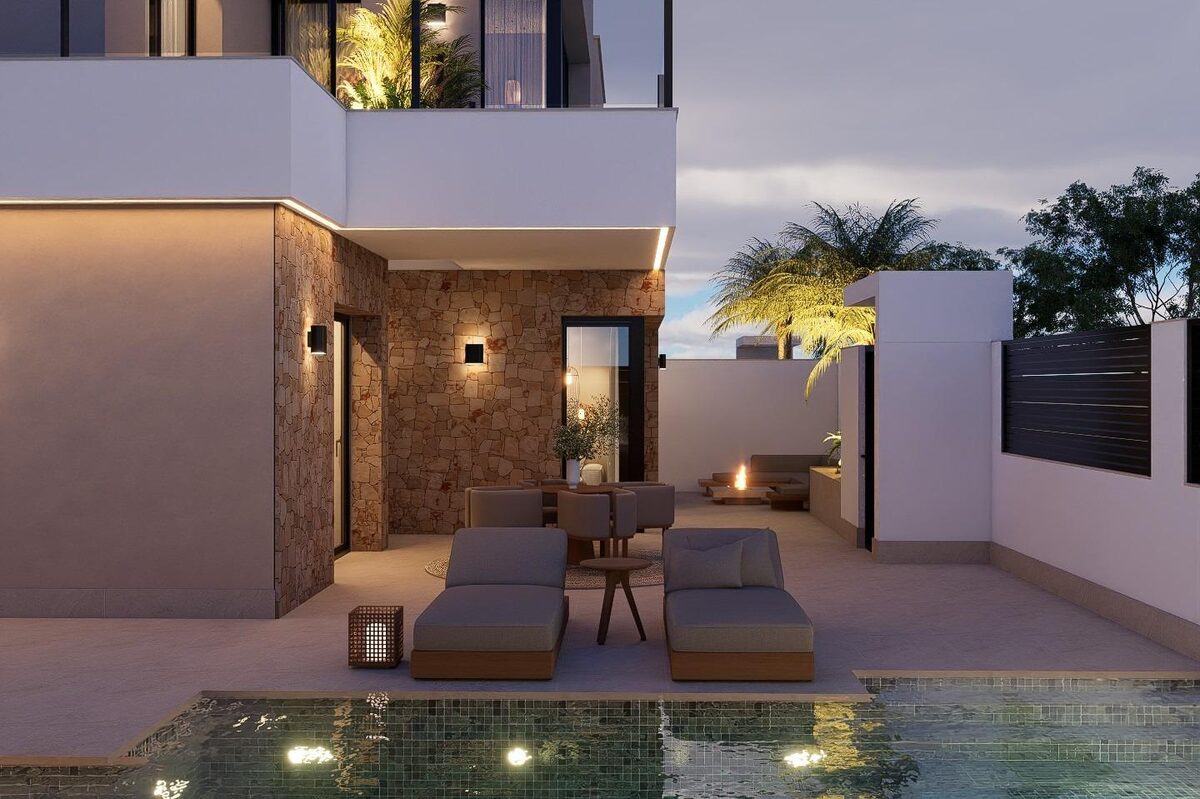 Willa z 4 sypialniami, 210m² w San Pedro del Pinatar, Hiszpania [ID: 0137-N9848]