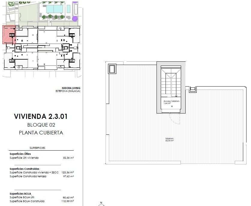 Пентхаус з 2 спальнями, 110м² в Естепона, Іспанія [ID: 0137-N7491]