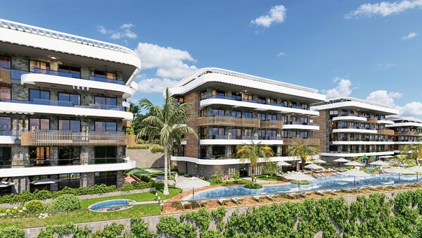 Квартира в Аланія, Туреччина, 53м²