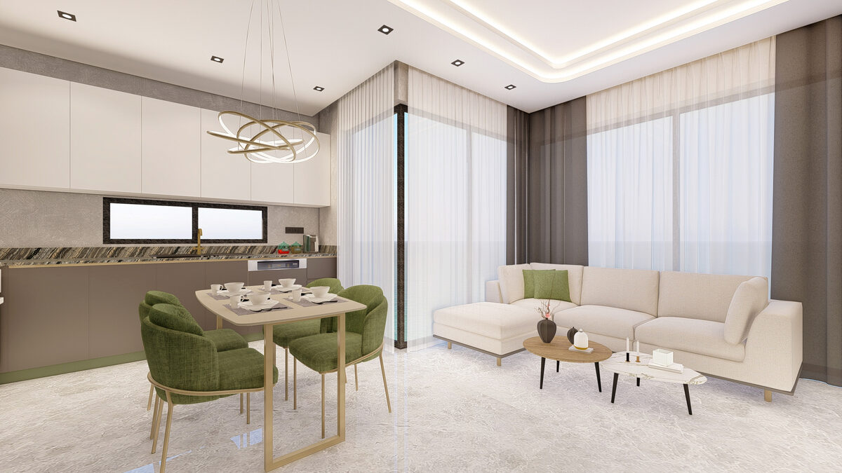 Квартира з 1 спальнею, 53м² в Аланія, Туреччина [ID: ТА04-001]