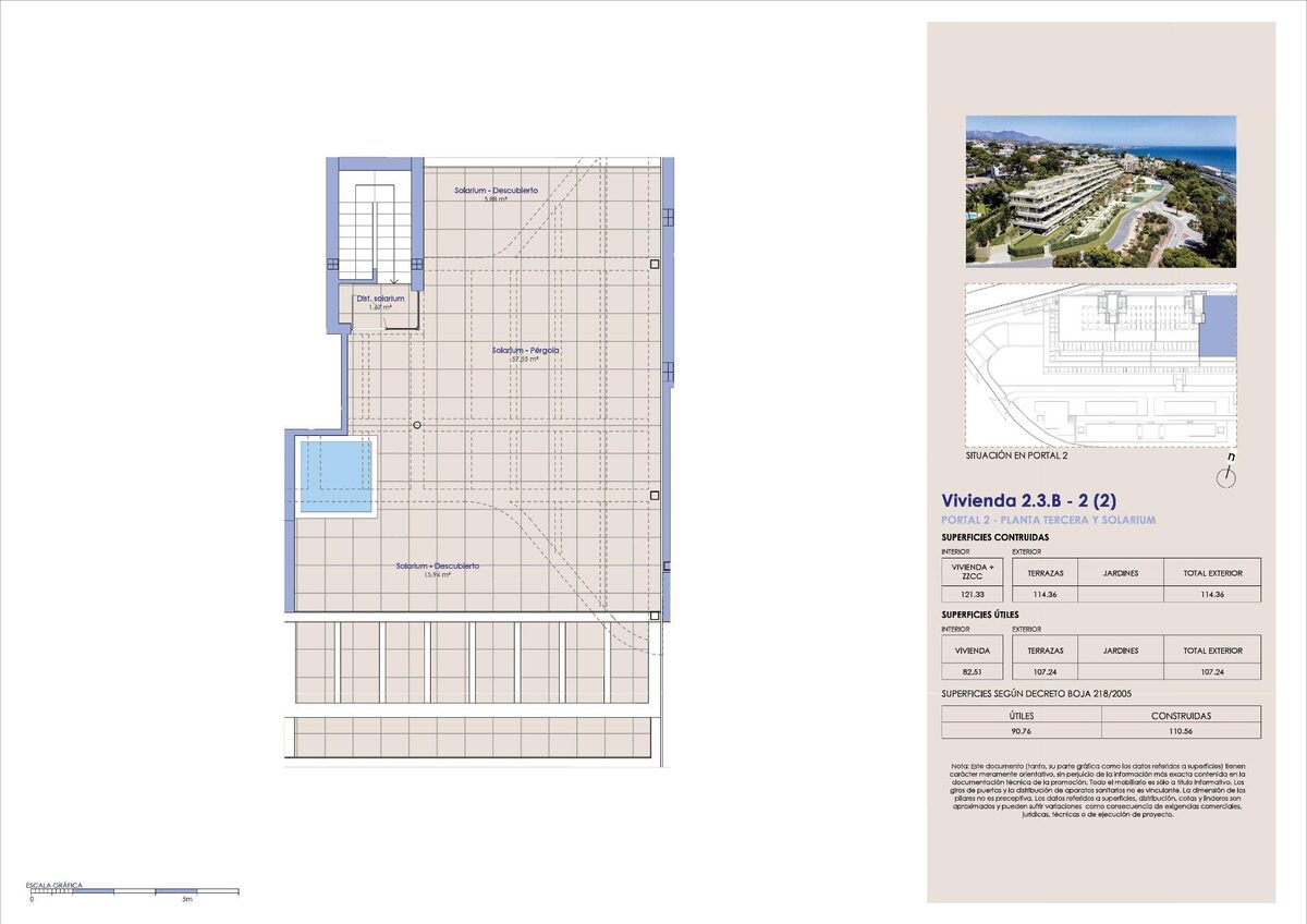 Пентхаус з 2 спальнями, 110м² в Міхас, Іспанія [ID: 0137-SP1752]