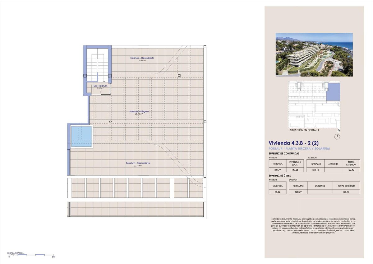 Пентхаус з 3 спальнями, 121м² в Міхас, Іспанія [ID: 0137-SP1753]
