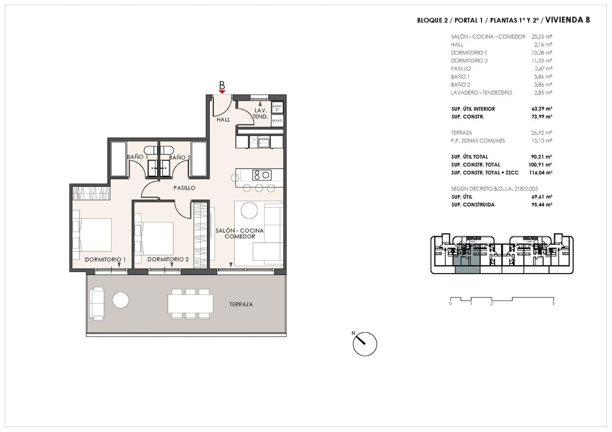 Apartment with 2 bedrooms, 95m² in Fuengirola, Spain [ID: 0137-SP1744]