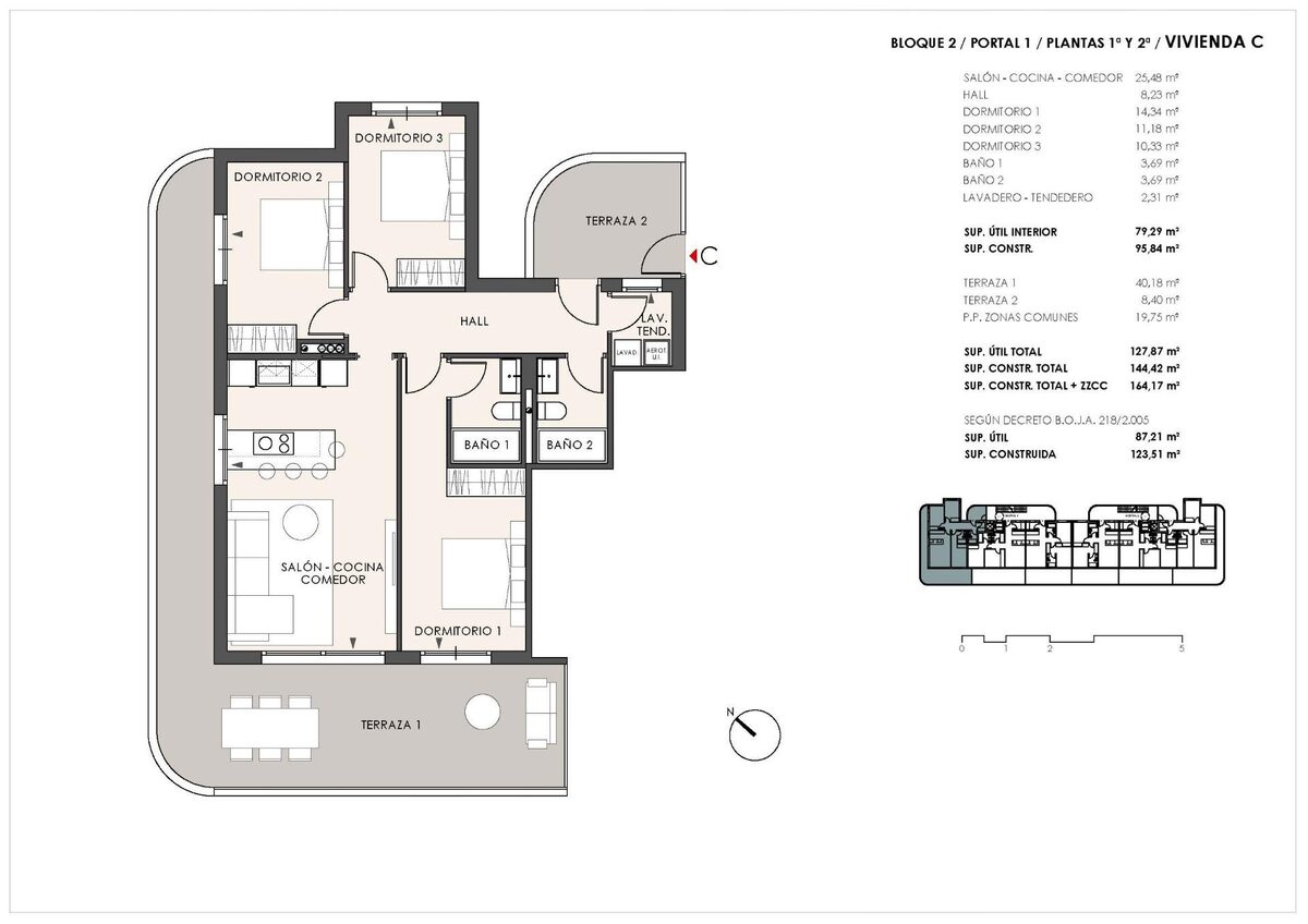 Apartment with 3 bedrooms, 123m² in Fuengirola, Spain [ID: 0137-SP1745]
