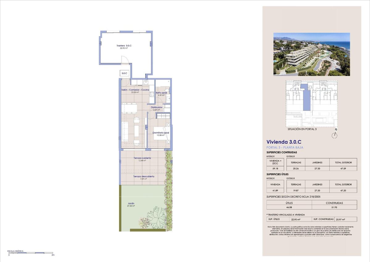 Apartment with 1 bedroom, 51m² in Mijas, Spain [ID: 0137-SP1748]