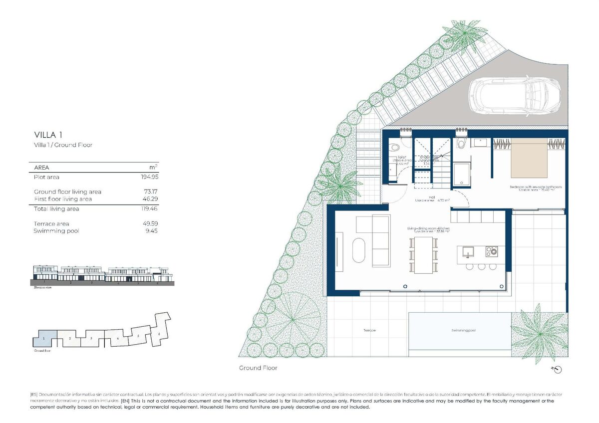 Villa with 3 bedrooms, 133m² in Banos y Mendigo, Spain [ID: 0137-SP1737]
