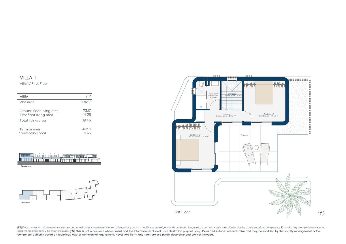Villa with 3 bedrooms, 133m² in Banos y Mendigo, Spain [ID: 0137-SP1737]