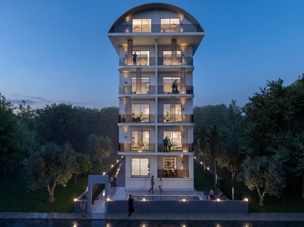 Квартира в Алания, Турция, 56м² - изображение 2