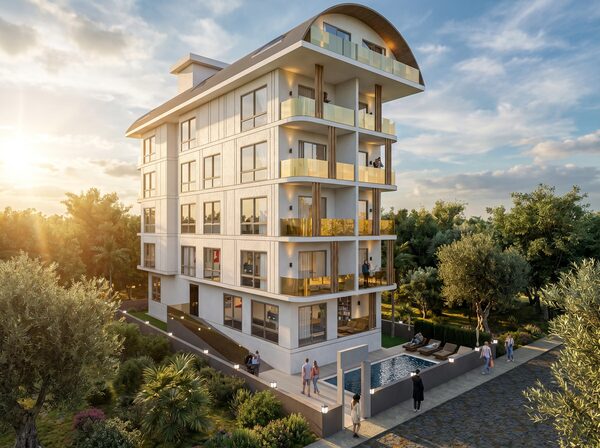Квартира в Аланія, Туреччина, 56м²