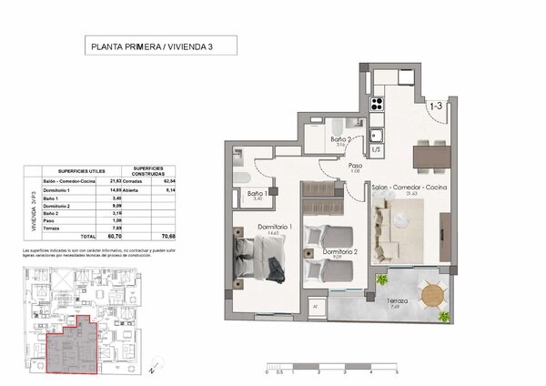 Квартира в Санта-Пола, Іспанія, 70м² - зображення 8