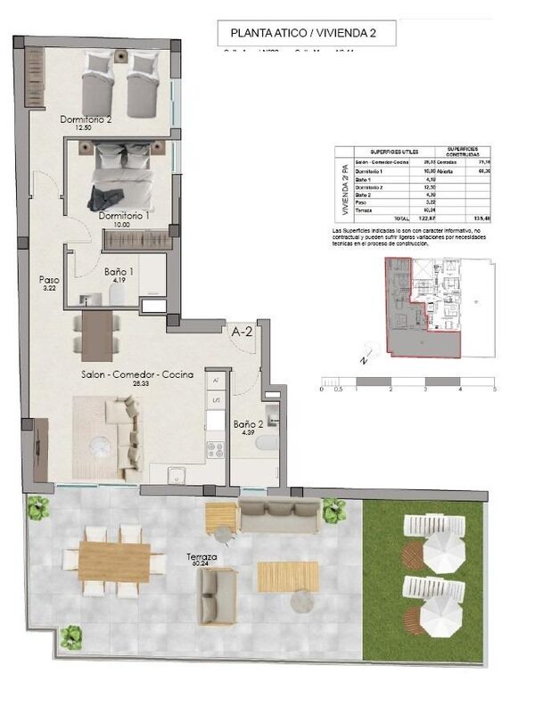 Пентхаус в Санта-Пола, Іспанія, 75м² - зображення 8