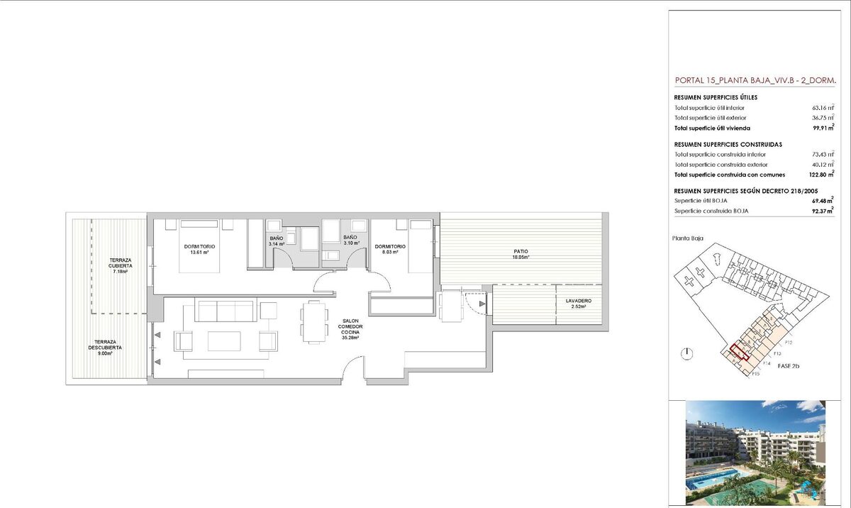 Apartment with 2 bedrooms, 92m² in Mijas, Spain [ID: 0137-N7938]