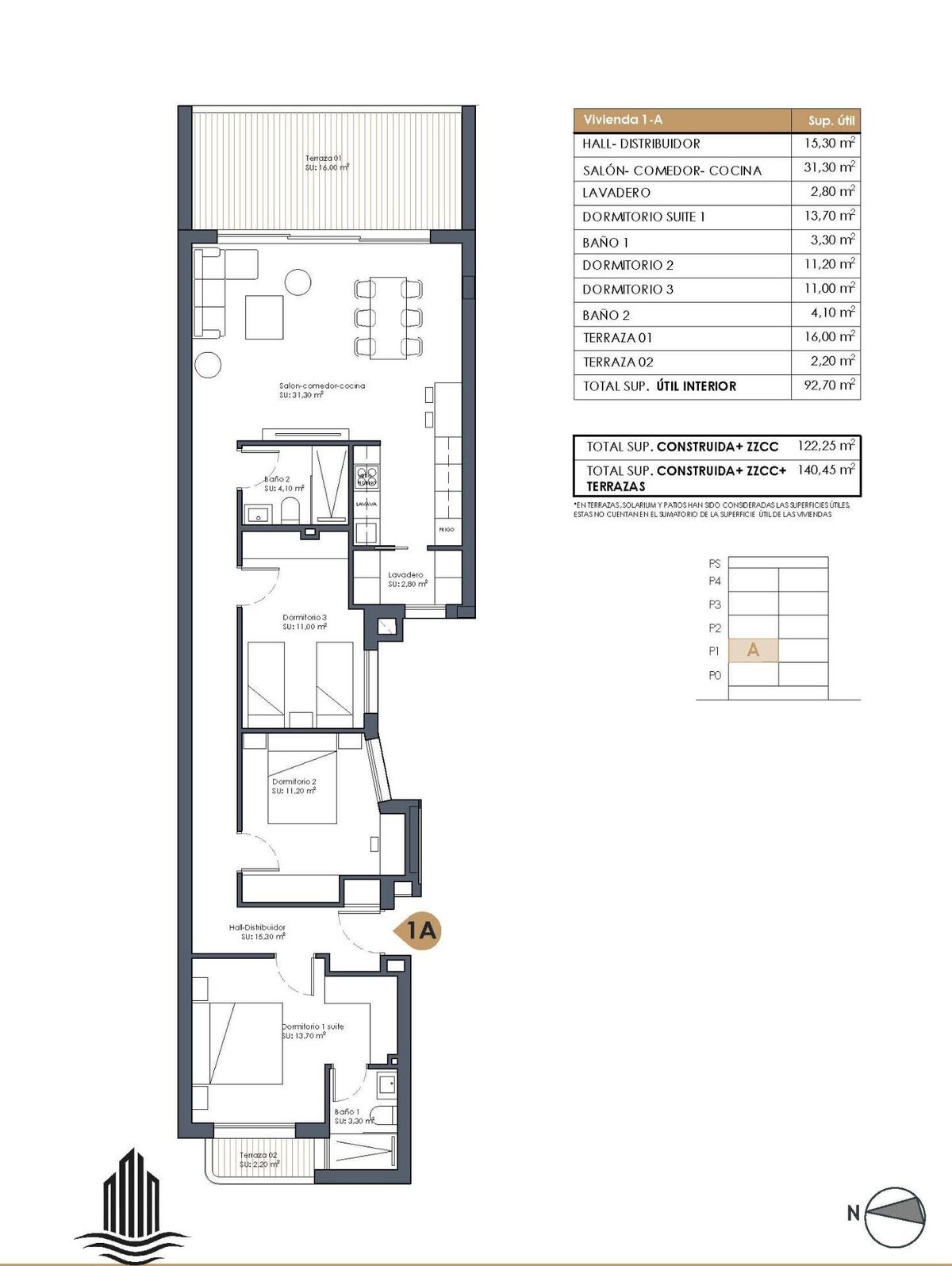 Квартира з 3 спальнями, 112м² в Гуардамар-дель-Сегура, Іспанія [ID: 0137-N9905]