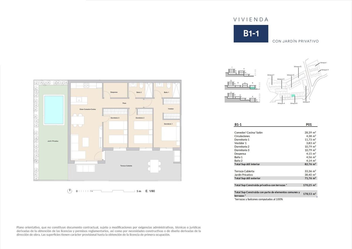 Apartment with 3 bedrooms, 98m² in Alfaz del Pi, Spain [ID: 0137-N9901]