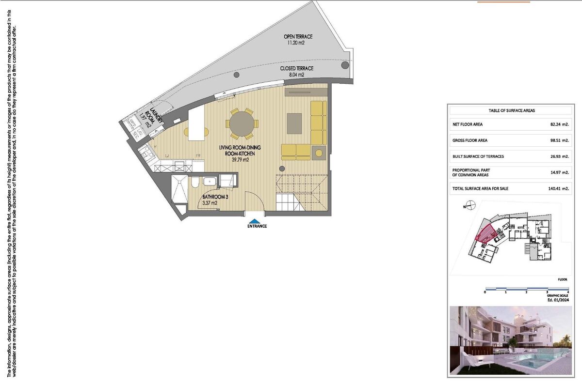 Apartment with 2 bedrooms, 98m² in Javea Xabia, Spain [ID: 0137-SP1762]