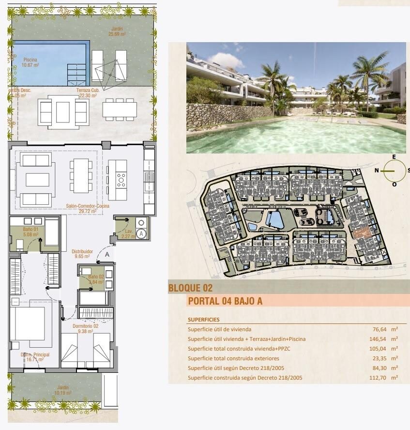 Apartment with 2 bedrooms, 112m² in Estepona, Spain [ID: 0137-N9101]