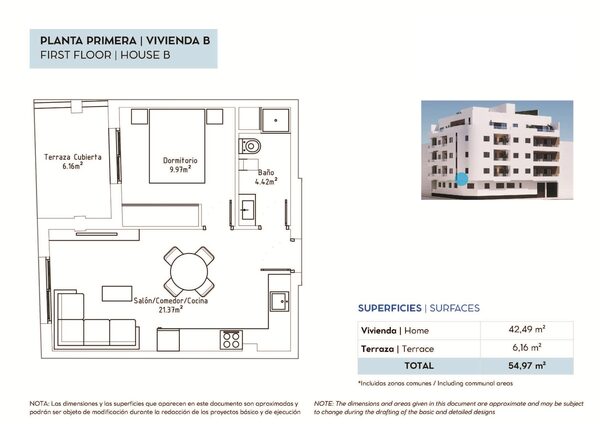 Apartment in Torrevieja, Spain, 42m² - image 22