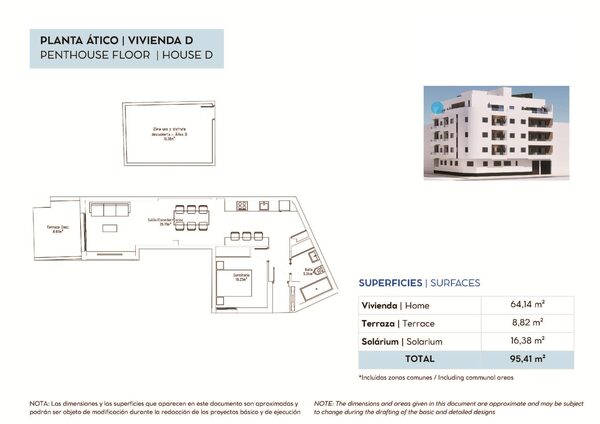 Пентхаус в Торревьеха, Испания, 64м² - изображение 22
