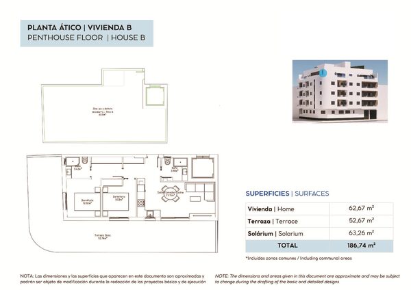 Пентхаус в Торревьеха, Испания, 62м² - изображение 22