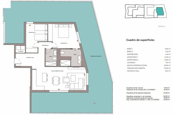 Penthouse w Mijas, Hiszpania, 112m² - obraz 68