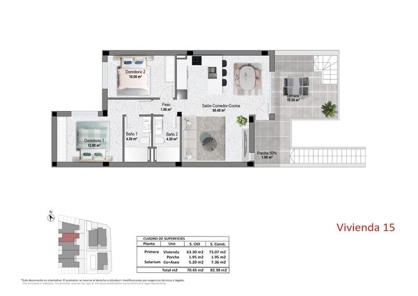 Bungalow w Pilar de la Horadada, Hiszpania, 80m² - obraz 5
