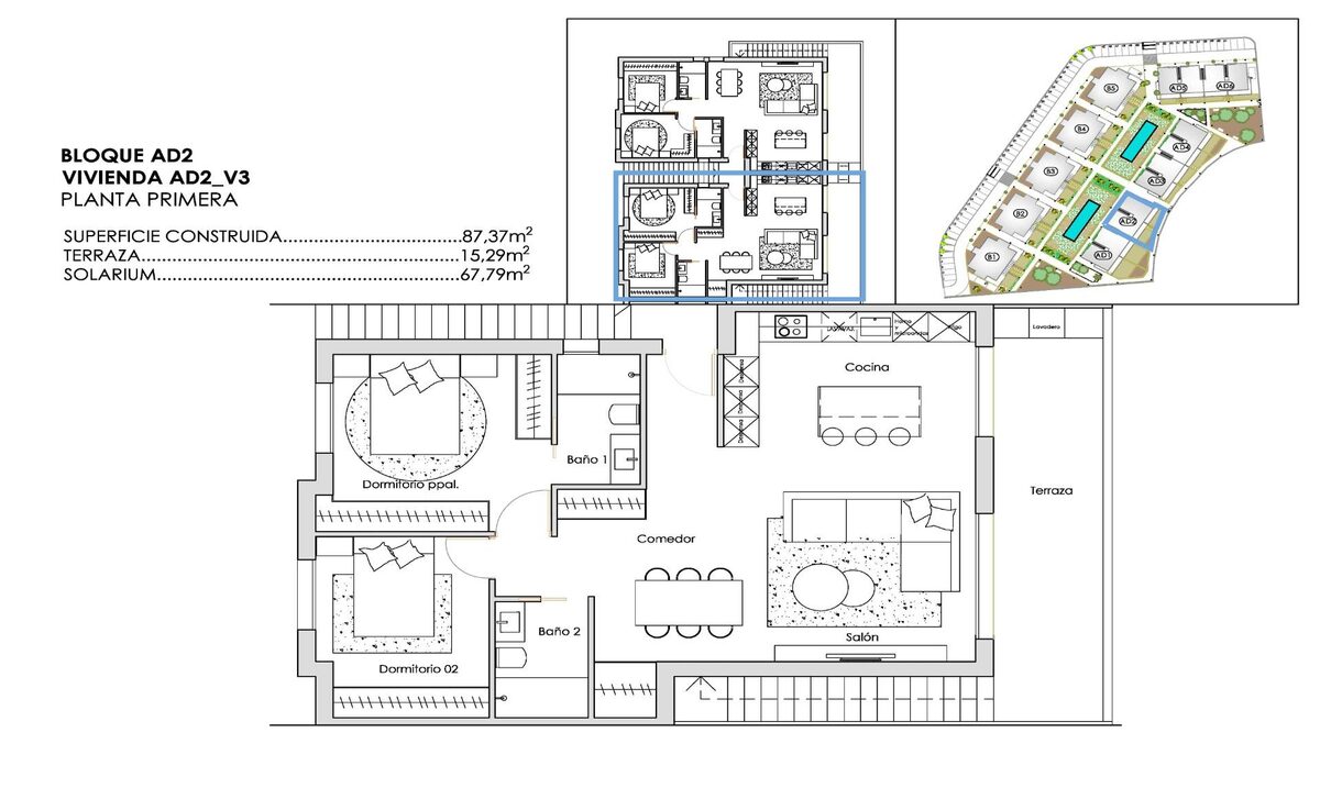 Bungalow with 2 bedrooms, 85m² in Torre Pacheco, Spain [ID: 0137-N9916]