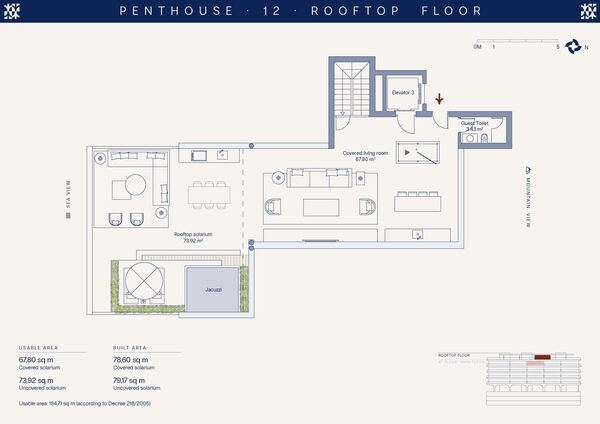 Penthouse w Estepona, Hiszpania, 191m² - obraz 26