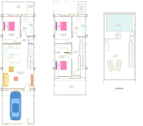 Таунхаус в Сан-Педро-дель-Пинатар, Испания, 109м² - изображение 12
