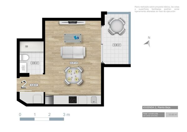 Квартира в Торрев'єха, Іспанія, 36м² - зображення 16