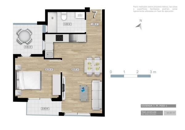 Квартира в Торрев'єха, Іспанія, 45м² - зображення 18